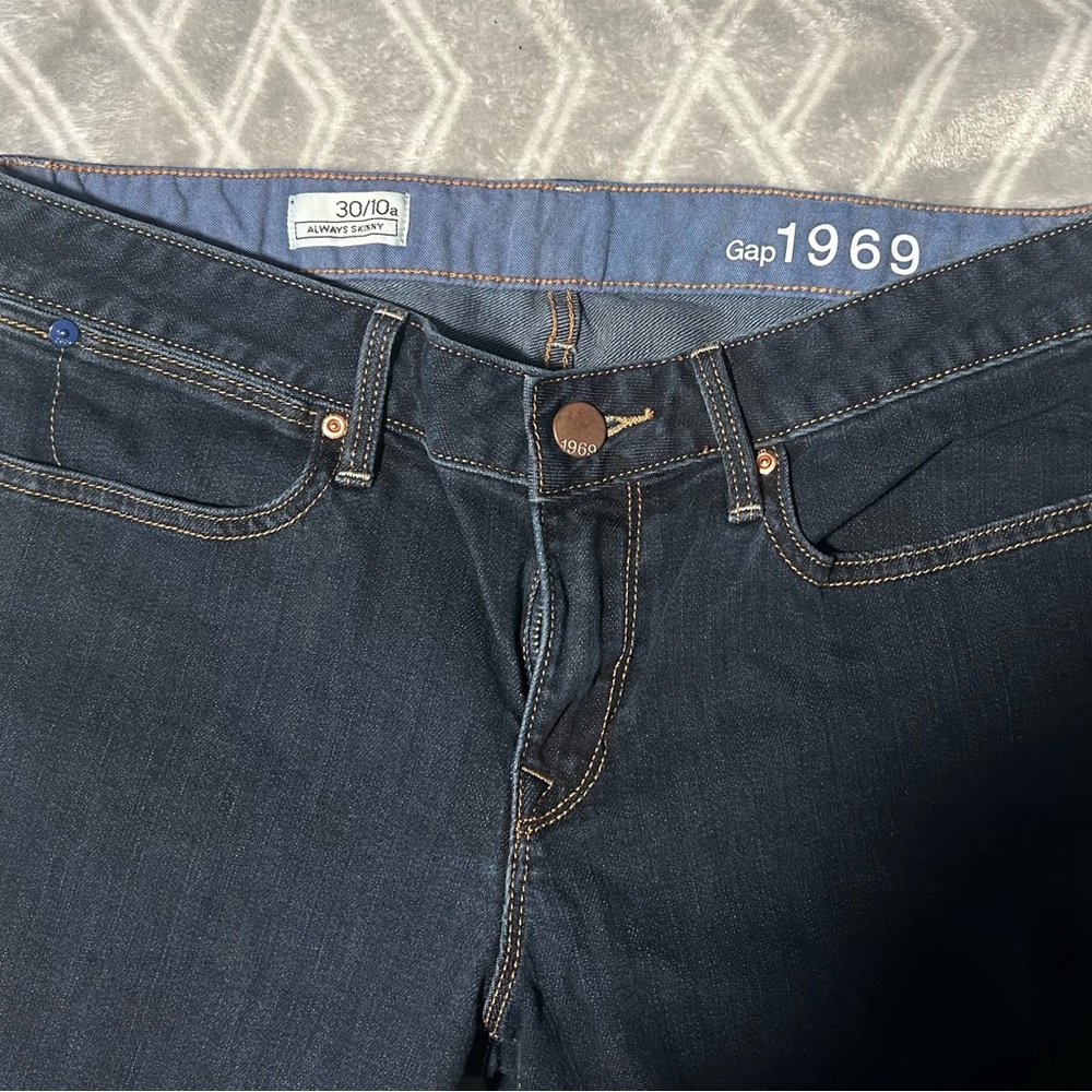 GAP 1969 High Rise Dark Indigo Jeans